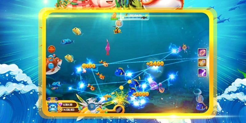 Hệ thống bắn cá bao gồm nhiều tựa game hình ảnh 3D chất lượng